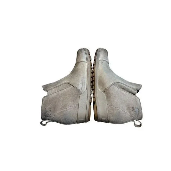 Sorel Womens Evie Tan Leather Chelsea Ankle Boots Slip On Size US 9.5 - EU 40.5 - Picture 4 of 11